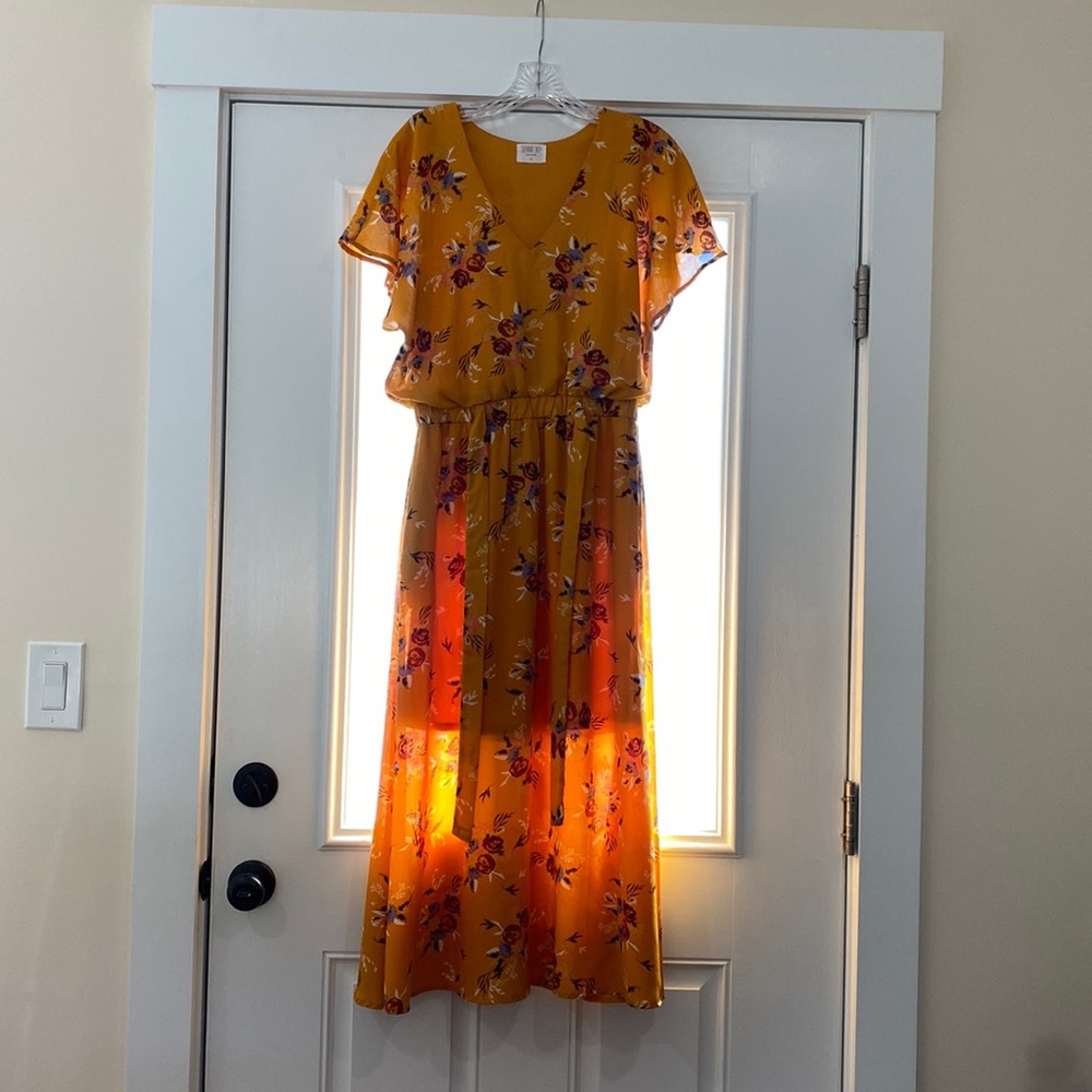 Fall floral Dress